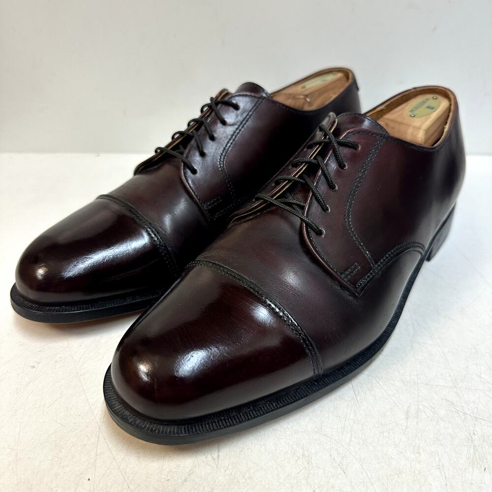 VGUC Rancourt & Co. x Cole Haan Burgundy Calf Derby Made in Maine USA 11.5 D